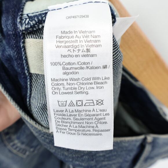 Madewell Postage Stamp Denim Mini Skirt Croswell Wash Size 24 NWT - Picture 7 of 7